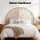 Artiss MARI Queen Bed Headboard Real Rattan Rustic Boho Style Pine with Well-Ventilated Rounded Edge Frame