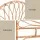 Artiss MARI Queen Bed Headboard Real Rattan Rustic Boho Style Pine with Well-Ventilated Rounded Edge Frame