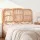 Artiss NERO Double Bedhead - Rattan Pine, Rustic Boho Style, No Installation, Sturdy Frame, Easy Maintenance