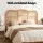 Artiss NERO Queen Bed Headboard - Pine Rattan, Rustic Boho Style, Sturdy, No Installation, Easy to Maintain