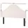 Artiss King Size Bed Headboard - Beige Velvet, Wood-Plastic Composite, Pine Legs, Scalloped Design, Easy Assembly