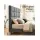 Artiss Charcoal Linen Double Bed Headboard 137cm Grid Tufted 8cm High Density Foam Comfortable Support