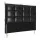 Artiss Queen PU Leather Bed Headboard Black Grid Tufted 8cm High Density Foam Solid Frame Steel Legs