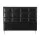 Artiss Queen PU Leather Bed Headboard Black Grid Tufted 8cm High Density Foam Solid Frame Steel Legs