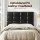 Artiss Queen PU Leather Bed Headboard Black Grid Tufted 8cm High Density Foam Solid Frame Steel Legs