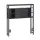 Artiss King Single Storage Bedhead with Integrated Charging Station Black MDF Metal Hidden Storage Compartment