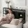 Artiss King Single Storage Bedhead with Integrated Charging Station Black MDF Metal Hidden Storage Compartment