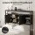 Artiss King Single Storage Bedhead with Integrated Charging Station Black MDF Metal Hidden Storage Compartment