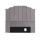 Artiss Velvet Bed Head Double Headboard 138cm W x 120cm H Grey Upholstered Vertical Stripe 8cm Foam Comfort
