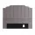 Artiss Vela Velvet Queen Bed Headboard 153cm Grey Channelled Art Deco Design Sturdy Solid Timber Frame