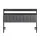 Artiss Queen Upholstered Storage Headboard with Charging Station and RGB LED Lighting Black and Dark Grey