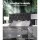 Artiss Cappi Queen Bed Headboard - Charcoal Faux Linen, Button-Tufted, High-Density Foam, 162x120.5cm, Modern Chic