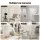 Artiss Paper Room Divider Folding Screen 150cm Honeycomb Privacy Partition Freestanding Accordion White
