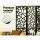 Artiss 4 Panel Room Divider Screen - 162x170cm Clover Black | Eco-Friendly, Portable, Pine Wood Design, Easy Assembly