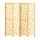 Artiss 4 Panel Room Divider Screen 162x170cm Clover Natural - Eco-Friendly, Portable, and Durable Home Privacy Solution