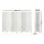 Artiss 6 Panel Room Divider Screen 244x170cm Clover White - Solid Pine Wood, Eco-Friendly, Foldable, Portable Design