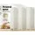 Artiss 6 Panel Room Divider Screen 244x170cm Clover White - Solid Pine Wood, Eco-Friendly, Foldable, Portable Design