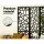 Artiss 8 Panel Clover Black Room Divider, 325x170cm – Eco-Friendly Pine Wood, Foldable, Portable, Crack & Water Resistant