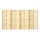 Artiss 8 Panel Room Divider Screen 325x170cm Clover Natural - Pine Wood & Non-Woven Fabric, Eco-Friendly, Foldable