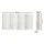 Artiss 8 Panel Room Divider Screen 325x170cm Clover White - Pine Wood, Non-Woven Fabric, Foldable, Eco-Friendly Paint