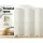 Artiss 8 Panel Room Divider Screen 325x170cm Clover White - Pine Wood, Non-Woven Fabric, Foldable, Eco-Friendly Paint