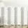Artiss 8 Panel Room Divider Screen 325x170cm Clover White - Pine Wood, Non-Woven Fabric, Foldable, Eco-Friendly Paint
