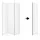 Artiss 3 Panel Room Divider Screen White 131x179cm Solid Pine Wood, Foldable, Eco-Friendly, Non-Woven Fabric