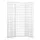 Artiss 3 Panel Room Divider Screen White 131x179cm Solid Pine Wood, Foldable, Eco-Friendly, Non-Woven Fabric