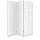 Artiss 3 Panel Room Divider Screen White 131x179cm Solid Pine Wood, Foldable, Eco-Friendly, Non-Woven Fabric