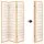 Artiss 6-Panel Room Divider Screen, Natural - Solid Pine & Non-Woven Fabric, 261x179cm, Eco-Friendly & Foldable Design
