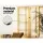 Artiss 3 Panel Room Divider Screen 132x179cm - Natural Pine & Fabric, Eco-Friendly, Portable & Foldable Design