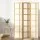 Artiss 3 Panel Room Divider Screen 132x179cm - Natural Pine & Fabric, Eco-Friendly, Portable & Foldable Design