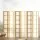 Artiss 6-Panel Room Divider Screen, Natural Pine Wood, 265x179cm, Foldable & Eco-Friendly, with 1-Year Warranty