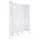 Artiss 4-Panel Room Divider Screen, 163x170cm, White - Solid Paulownia Wood, Eco-Friendly, Foldable, Water-Resistant