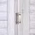 Artiss 4-Panel Room Divider Screen, 163x170cm, White - Solid Paulownia Wood, Eco-Friendly, Foldable, Water-Resistant