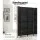 Artiss 8-Panel Room Divider Screen 326x170cm, Woven Black, Poplar Wood, Eco-Friendly, Foldable, Water-Resistant