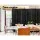 Artiss 8-Panel Room Divider Screen 326x170cm, Woven Black, Poplar Wood, Eco-Friendly, Foldable, Water-Resistant