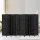 Artiss 8-Panel Room Divider Screen 326x170cm, Woven Black, Poplar Wood, Eco-Friendly, Foldable, Water-Resistant