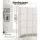 Artiss 8 Panel Room Divider, 326x170cm, Woven White, Poplar Wood, Hand-Woven, Eco-Friendly, Foldable, Lightweight