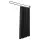 Artiss Wall Mounted Room Divider Curtain 220cm Black Space-Saving Partition