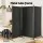 Artiss 3 Panel Room Divider Screen 260x180cm Black Fabric, Foldable, Lightweight, Metal Frame, Home Office Privacy
