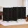 Artiss 3-Panel Room Divider Set of 2 Folding Privacy Screens Black