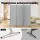 Artiss 3 Panel Room Divider, 260x180cm, Grey Fabric - Foldable, Lightweight, Adjustable with Metal Tube Frame