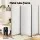 Artiss 3 Panel Room Divider 260x180cm - White Fabric, Foldable, Lightweight, Metal Frame, Home & Office Privacy Screen