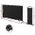Artiss 6 Panel Room Divider Screen 323cm Black Oxford Fabric, Foldable, Lockable Wheels, Privacy Partition
