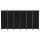 Artiss 6 Panel Room Divider Screen 323cm Black Oxford Fabric, Foldable, Lockable Wheels, Privacy Partition