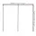 Artiss Adjustable Room Divider Curtain Rod - Extendable Black Metal, 82-314cm Height, 74-355cm Width, 15KG Capacity