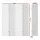 Artiss 4 Panel Room Divider Screen - 164x170cm, Pine Wood & MDF, White Pegboard Design, Foldable & Portable Divider