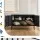 ArtissIn Artiss Buffet Sideboard Metal Cabinet, Cold Rolled Steel, Charcoal, 100x40x64cm, Modern Storage Solution