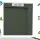 ArtissIn Buffet Sideboard Metal Cabinet, Cold Rolled Steel, Green Pine, 100x40x64cm, Modern Functional Design